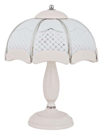 Galda lampa Alfa Italia Bianco 20078, E14, brīvi stāvošs, 40W