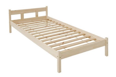 Black Red White Alice 90 Bed Pine