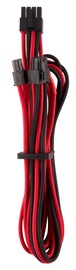 Corsair Premium Individually Sleeved PCIe Cables with Single Connector Type 4 (Gen 4) Red/Black
