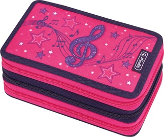 Herlitz Triple Pencil Case 31Pcs Melody Clef