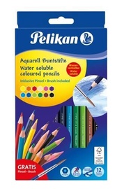 Цветные карандаши Pelikan Aquarell, 12 шт.