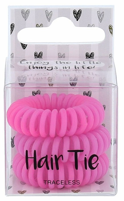 Резинка для волос 2K, розовый, 3 шт.