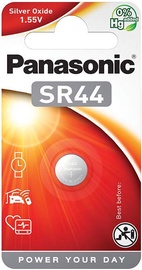 Батареи Panasonic, SR44, 1.55 В, 1 шт.
