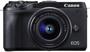 Süsteemne fotoaparaat Canon EOS M6 Mark II + 15-45mm IS STM Black