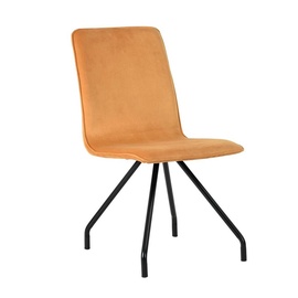 Valgomojo kėdė Linnea Velvet, oranžinė