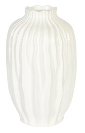 Home4you Wax Paul Vase White