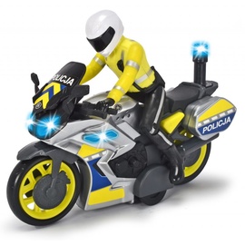 Rotaļu motocikls Dickie Toys Police Bike 3712018, daudzkrāsaina