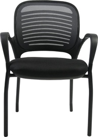Apmeklētāju krēsls Home4you Torino 27706, melna/pelēka, 59 cm x 59 cm x 84 cm