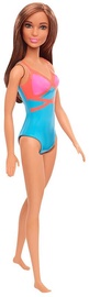 Mattel Barbie Beach Doll Pink And Blue Swimsuit GHW40