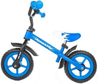 Balansinis dviratis Milly Mally Dragon, mėlynas, 10"