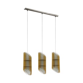 Gaismeklis Eglo Agreda 33549 3x40W E27 Ceiling Lamp Brown