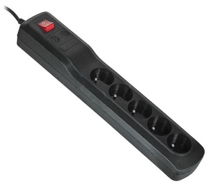 ActiveJet Surge Protector 5 Outlet 1.5m Black