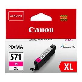Кассета для принтера Canon CLI-571XL, розовый/фиолетовый