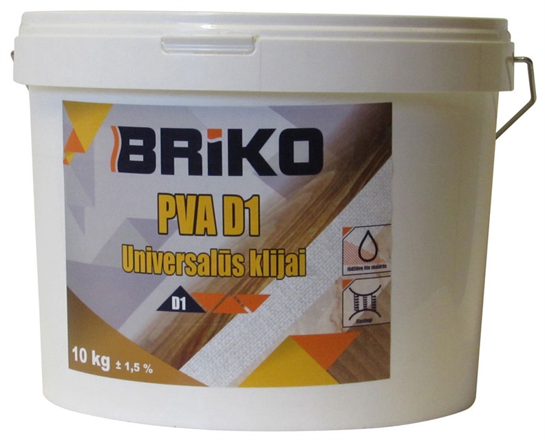 Līme universālā līme Briko PVA D1, 10 kg