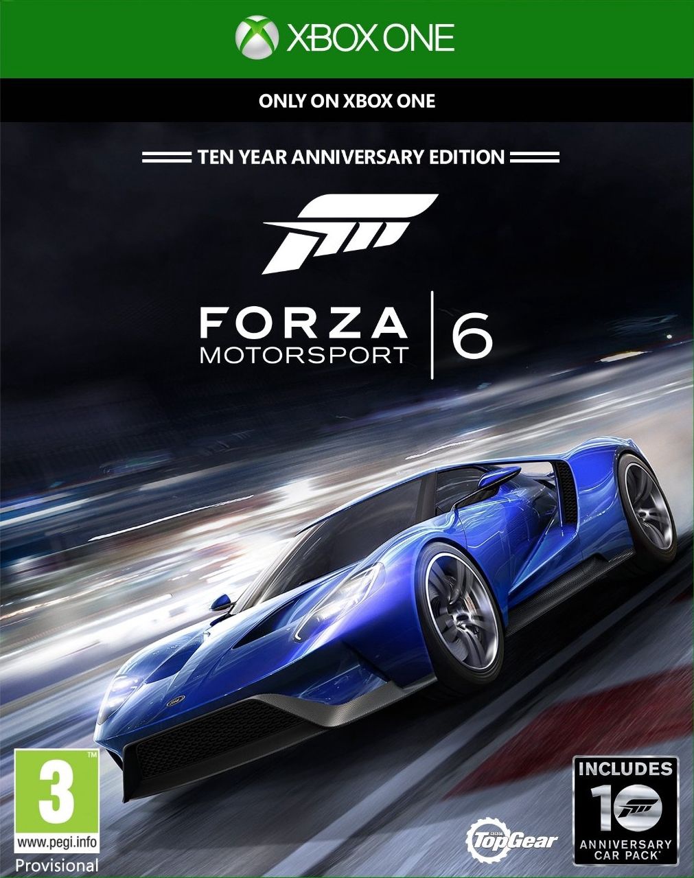 Игра Xbox One Microsoft Game Studios Forza Motorsport 6 10 Year Anniversary  Edition - Ksenukai.lv