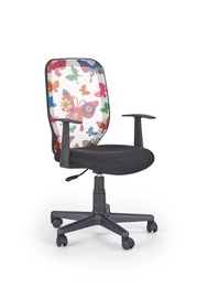 Детский стул Halmar KIWI Black/Yellow