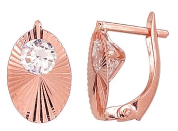 Diamond Sky Gold Earrings Sunrise II