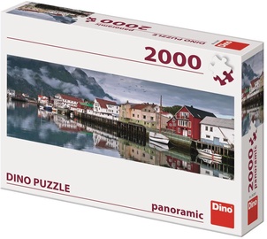 Dino Puzzle Panoramic Fishing Village 2000pcs