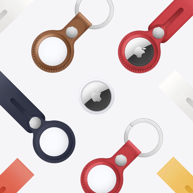 AirTag трекер предметов Apple, белый, 4 шт.