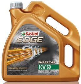 Motoreļļa Castrol Edge Titanium FST Supercar 10W - 60, sintētiskais, vieglajam auto, 4 l