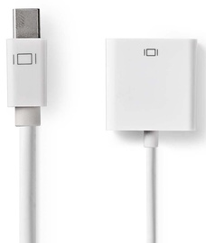 Nedis Mini DisplayPort To DVI Adapter Cable 0.2m White