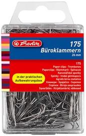 Коробка скрепок Herlitz, 175 шт.