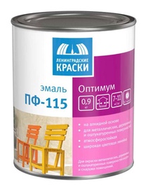 Краска-эмаль, универсальные Teks, блестящий, 2.7 l, салатовый