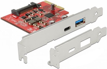 Delock PCIe x4 USB 3.1 Type-C + Type-A