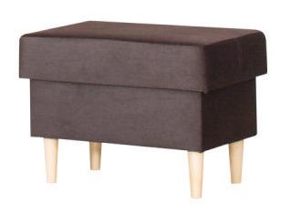 Bodzio Pouf Werina Velor Brown