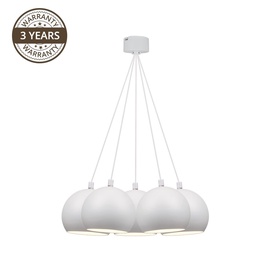 Valgusti Domoletti Eva P249-5(A) Ceiling Lamp 5x40W E14 White