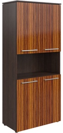 Skyland Morris MHC 85.4 Office Wardrobe 85.4x195.6x42.3cm Wenge Magic/Macassar