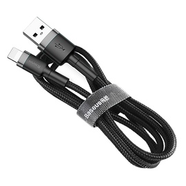 Провод Baseus, USB 2.0/Lightning, 2 м, черный