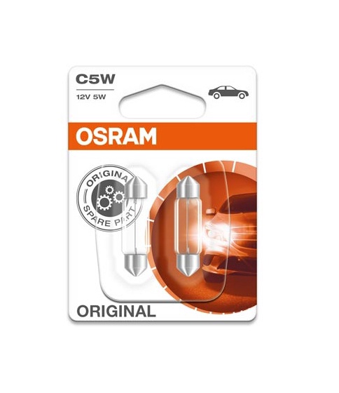 Автомобильная лампочка Osram Festoon C5W Lamps for Cars 6418 2pcs