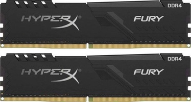 Kingston HyperX Fury Black 16GB 2666MHz CL16 DDR4 KIT OF 2 HX426C16FB3K2/16 (bojāts iepakojums)