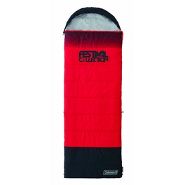 Guļammaiss Coleman Festival Single Black/Red, labais, 225 cm