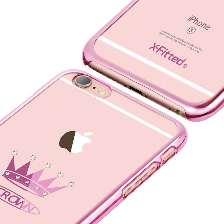 Чехол для телефона X-Fitted, Apple iPhone 6/Apple iPhone 6S, розовый