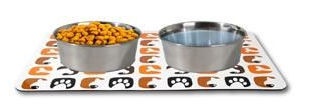 Karlie Flamingo Bruce Mat With Bowls