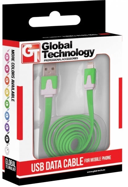Laidas Global Technology, USB/Apple Lightning, žalia