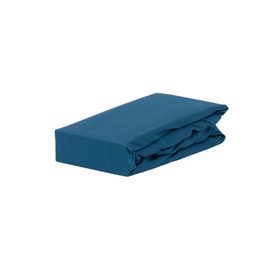 Простыня Domoletti, синий, 160 x 200 cm, 200 см x 160 см, на резинке