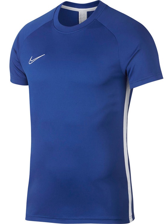 Футболка с короткими рукавами, мужские Nike, синий, 2XL