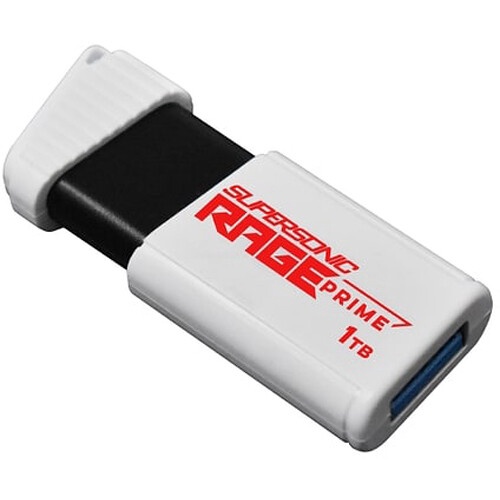 USB zibatmiņa Patriot Supersonic Rage Prime, balta, 1 TB