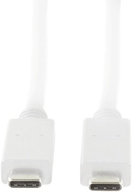Провод Logilink USB Type-C USB Type-C, USB Type-C, 1 м, белый
