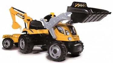Traktors Smoby Builder Max, dzeltena/pelēka