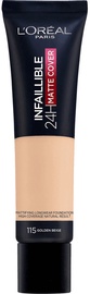 Kreminė pudra L´Oreal Paris Infallible 24H Matte Cover 115