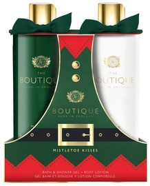 The English Bathing Company Boutique Mistletoe Kisses 500ml Body Wash + 500ml Body Lotion