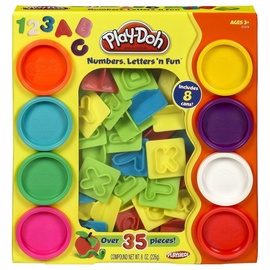 Hasbro Play Doh Numbers & Letters 8 Tub Fun Pack