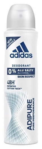 Moteriškas dezodorantas Adidas Adipure, 150 ml