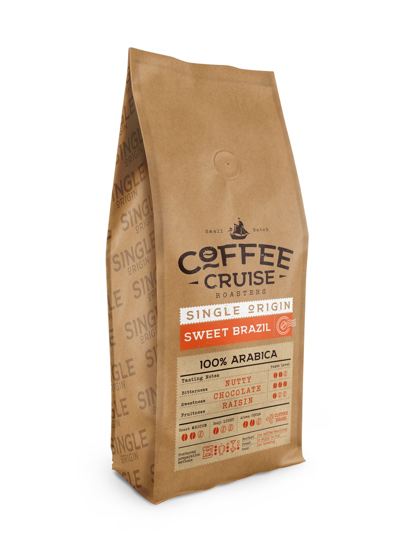 Kohvioad Coffee Cruise Sweet Brazil, 1 kg