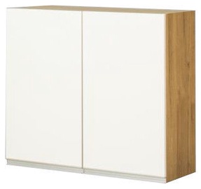 Ülemine köögikapp Bodzio Monia 80 White/Brown, 800x310x720 mm