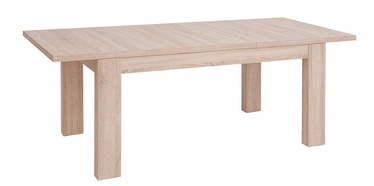 Valgomojo stalas Black Red White Ajpi Sonoma Oak, 1600x900x780 mm